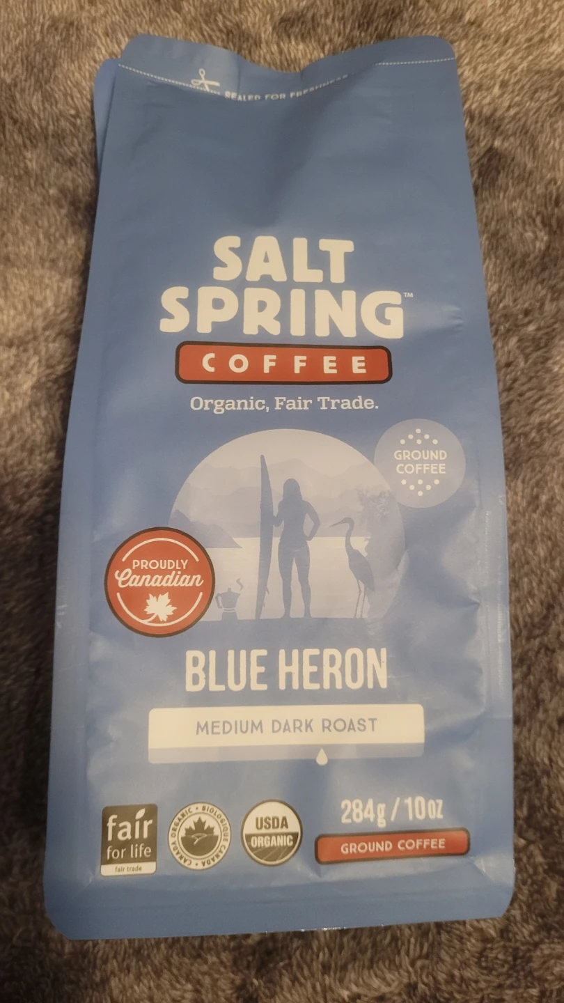 Salt Spring Coffee Blue Heron Ground 284g