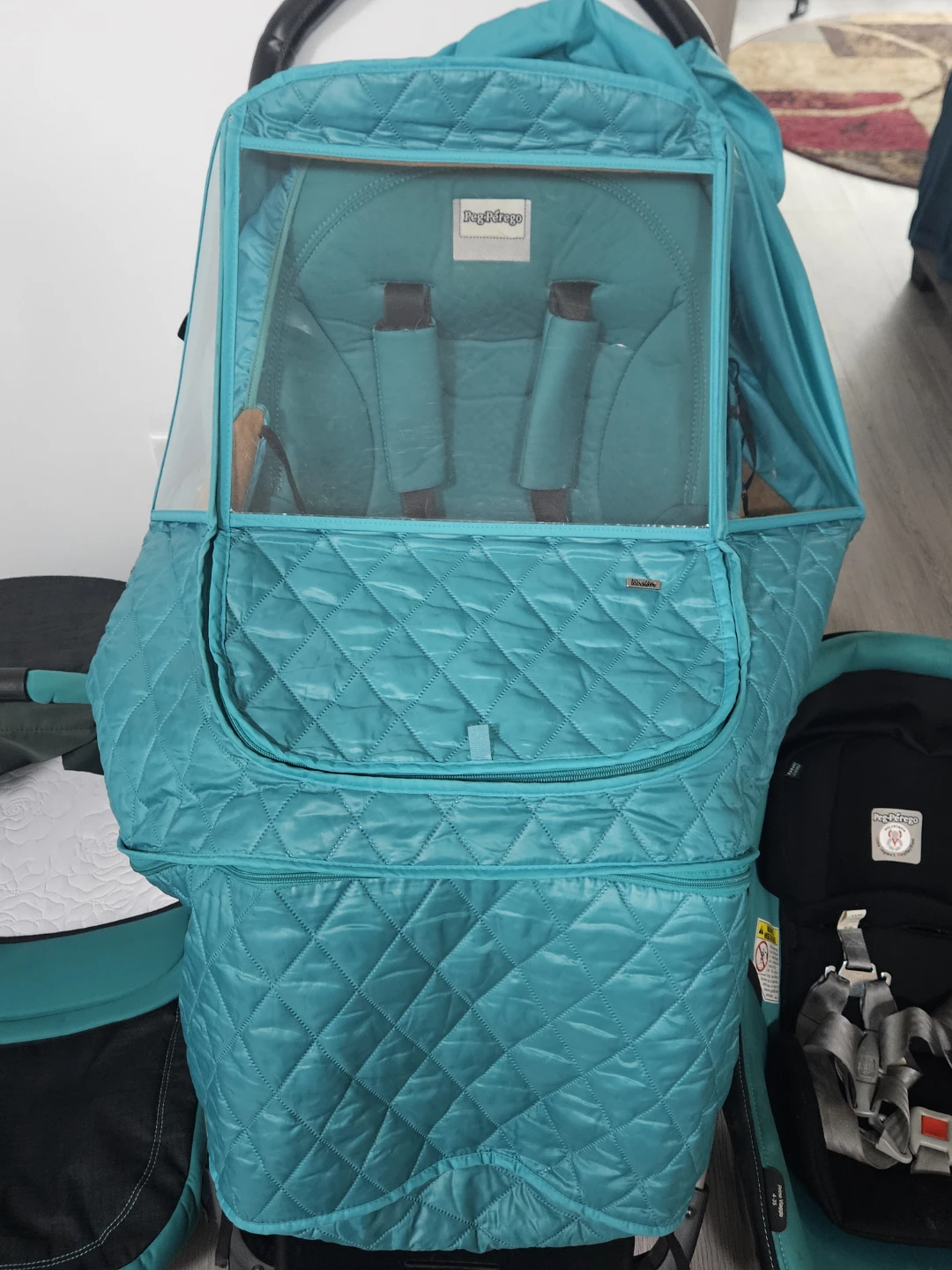 Peg Perego Stroller Set with Manito weather shield - photo 2
