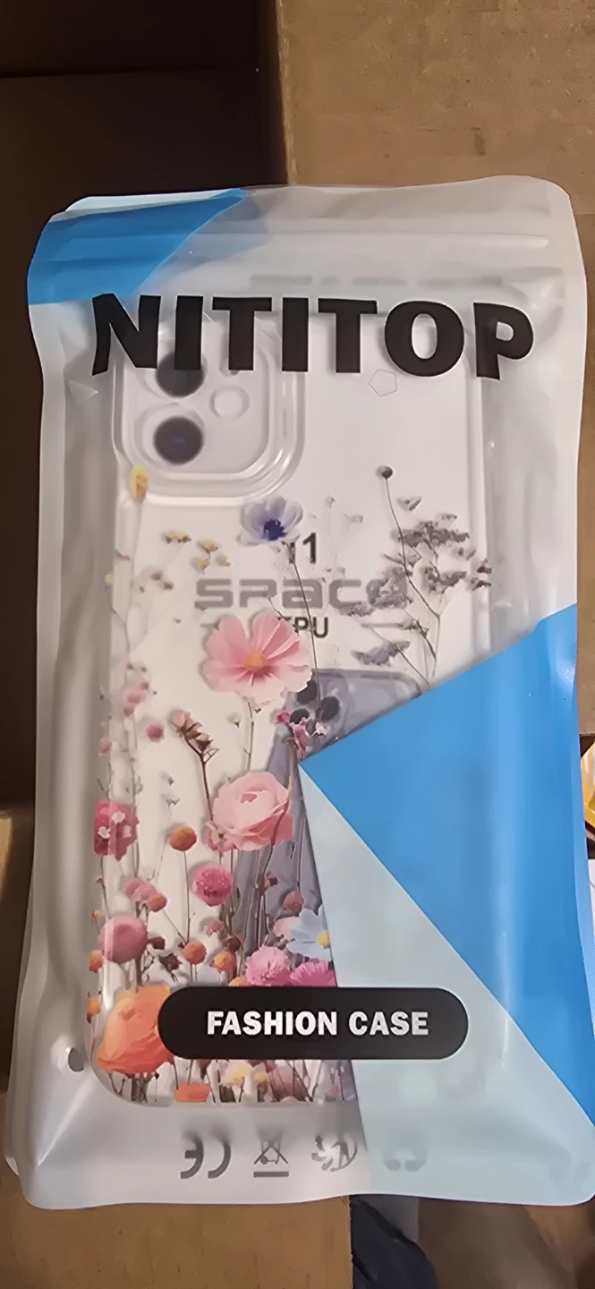 Iphone 11 NITITOP Fashion Case with Floral Design