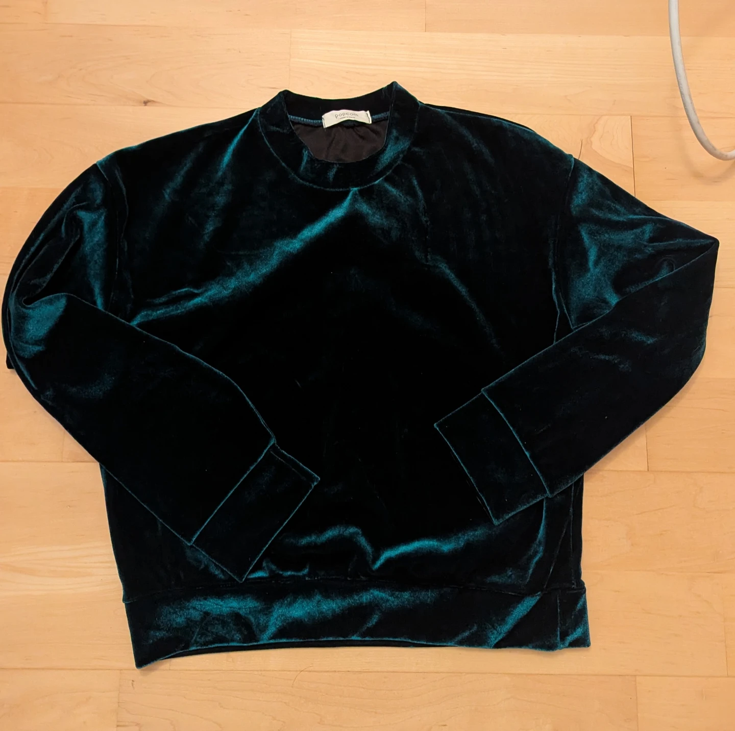 Green Velvet Pullover