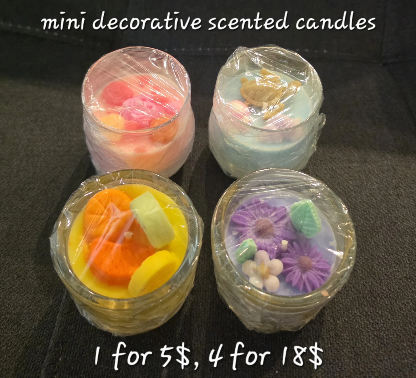 Scented Decorative Candles Clearance Sell!! All must go!