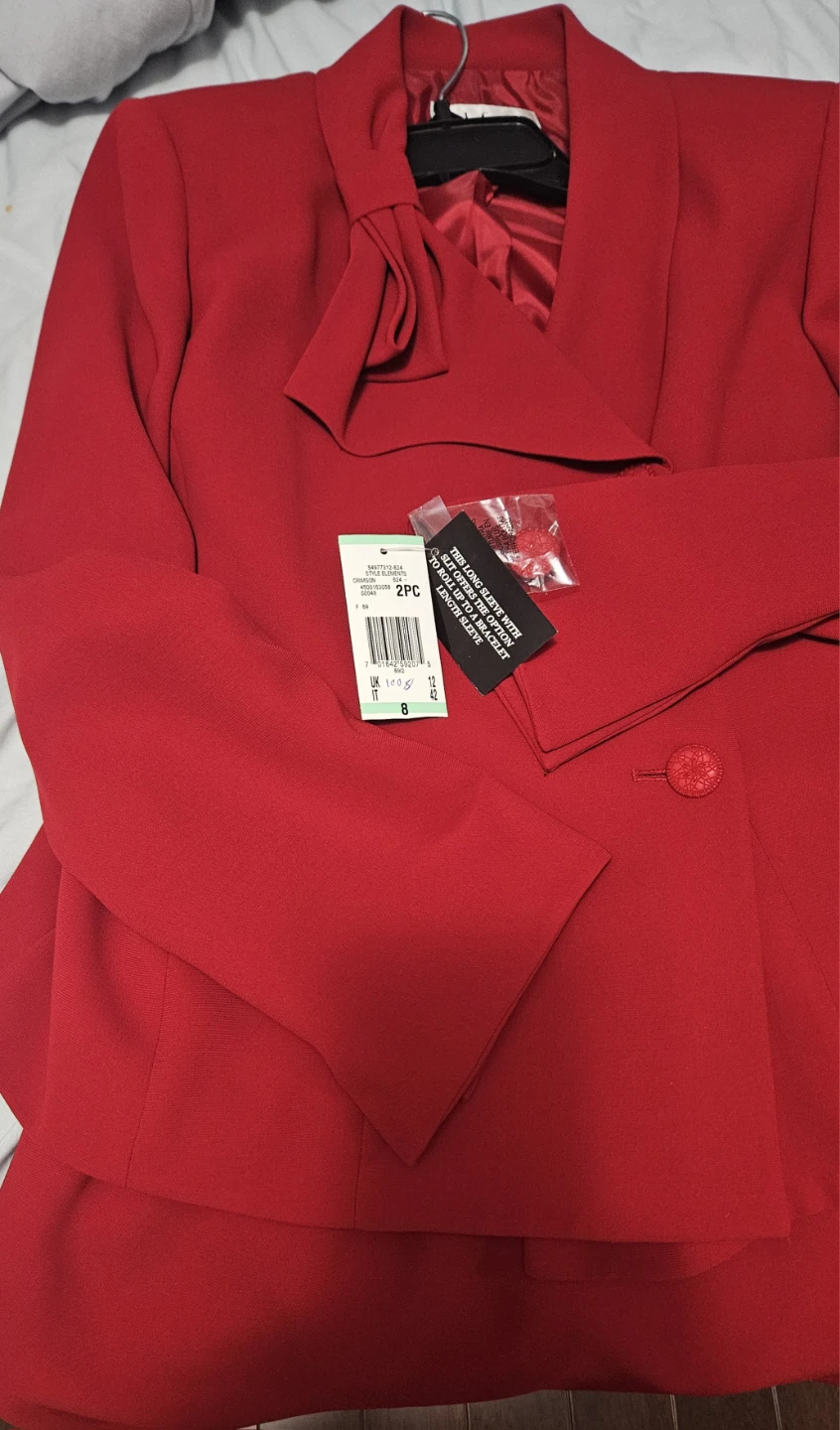 Le Suit Crimson 2PC Set Size 8 - photo 2
