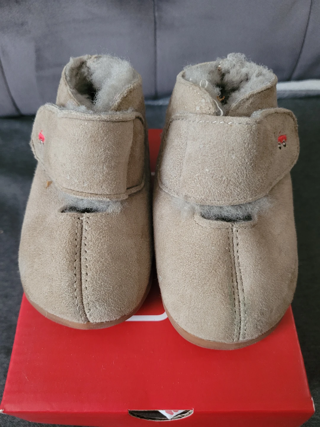 See Kai Run suede baby booties size 5