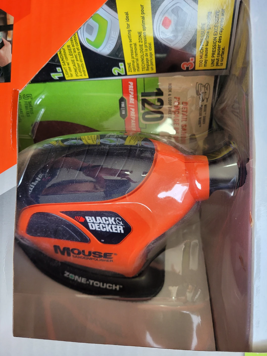 Black & Decker Mouse Detail Sander with Zone Touch