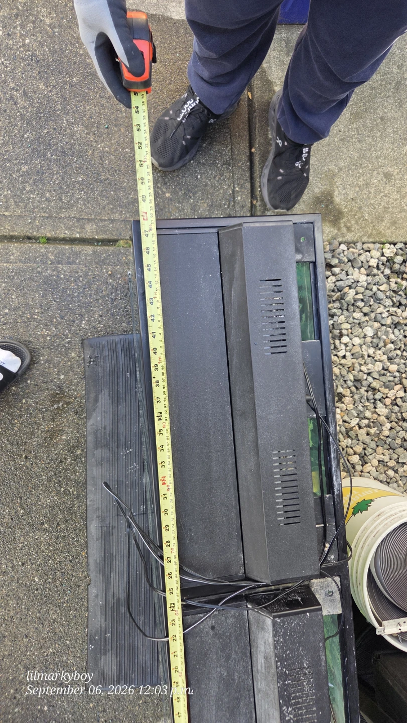 Aquarium Tank with Lid and Filter Tubing - photo 2