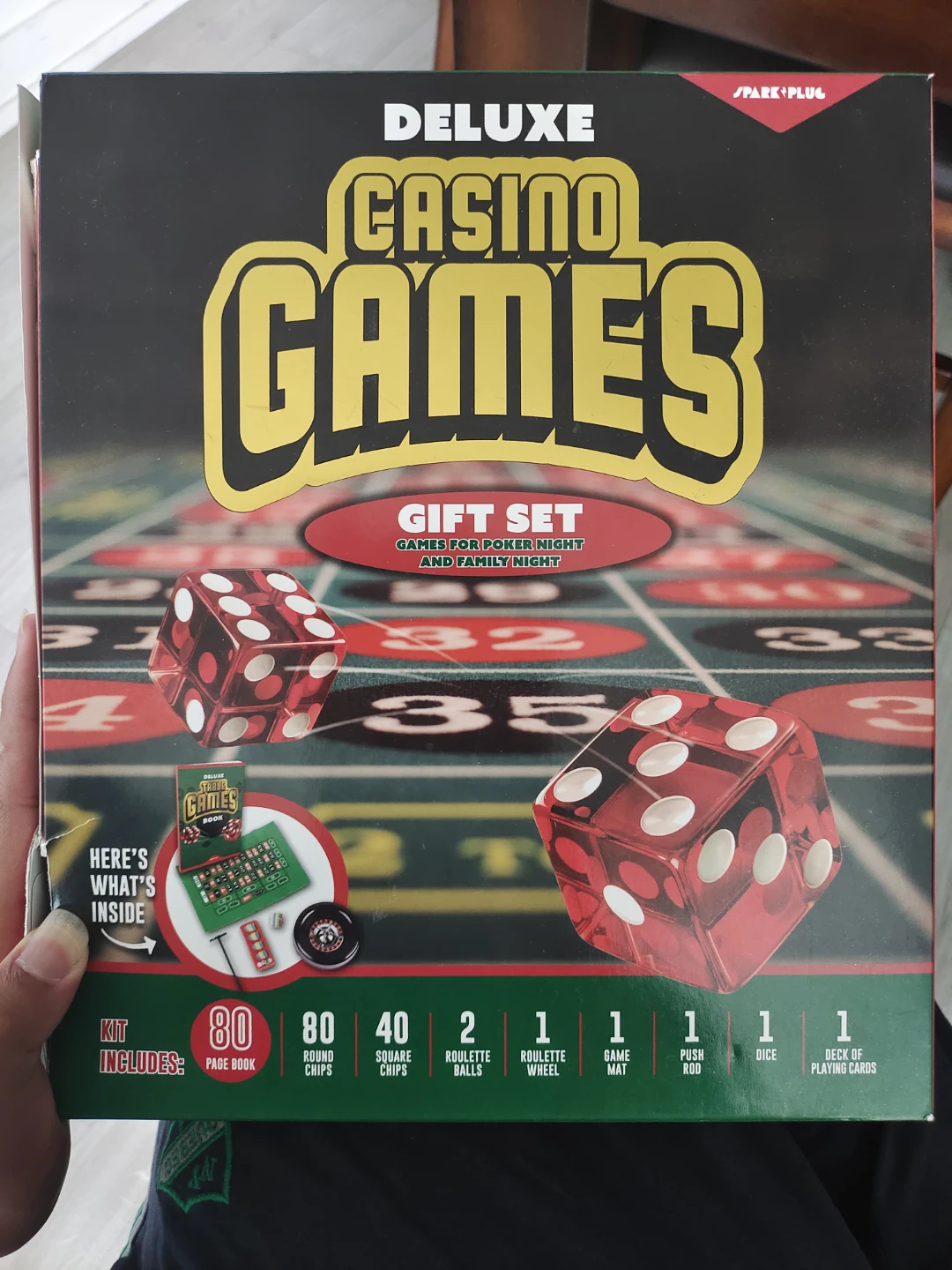 Deluxe Casino Games Gift Set