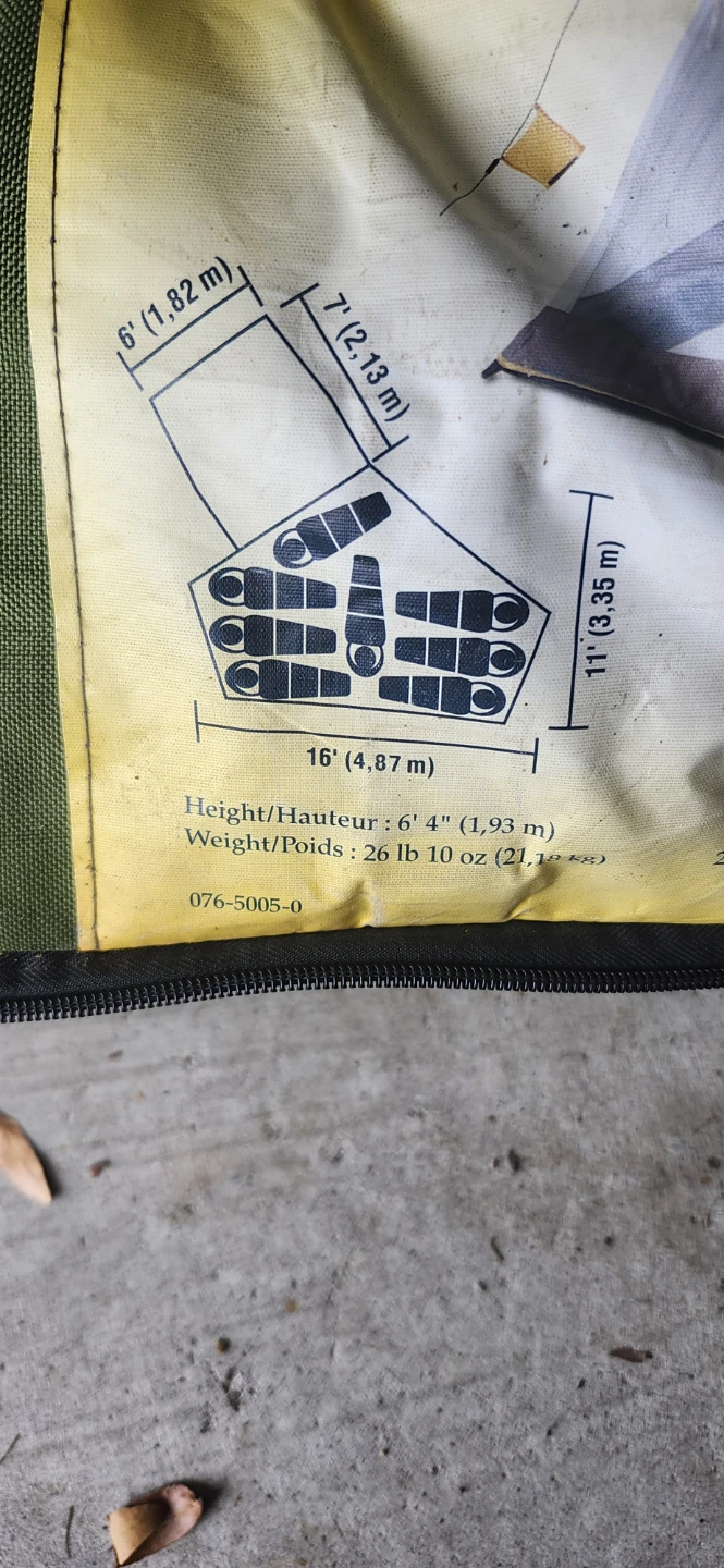 8-Person Dome Tent with Screen Room, used once - photo 2
