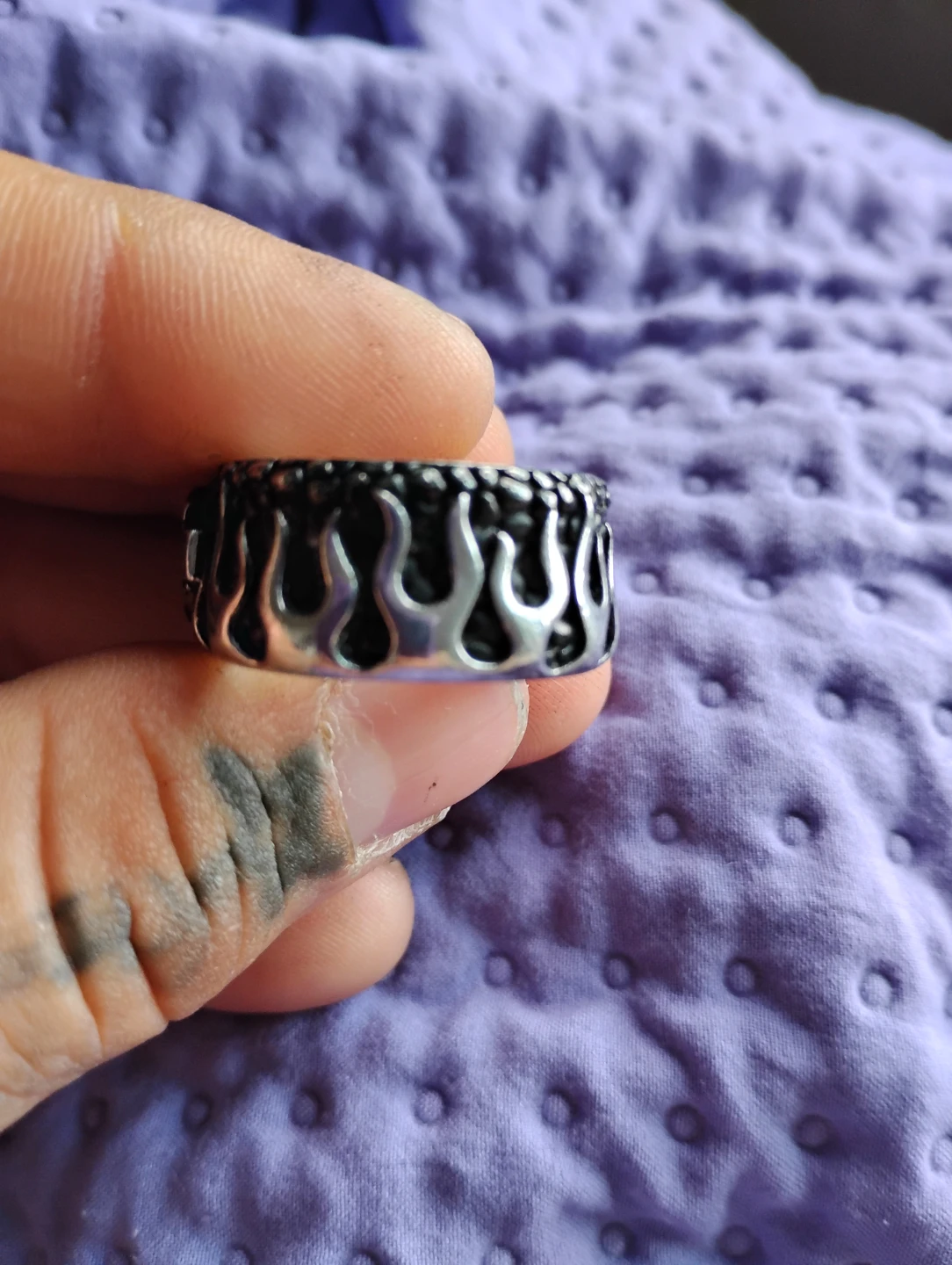 Harley Davidson flame band ring - photo 5