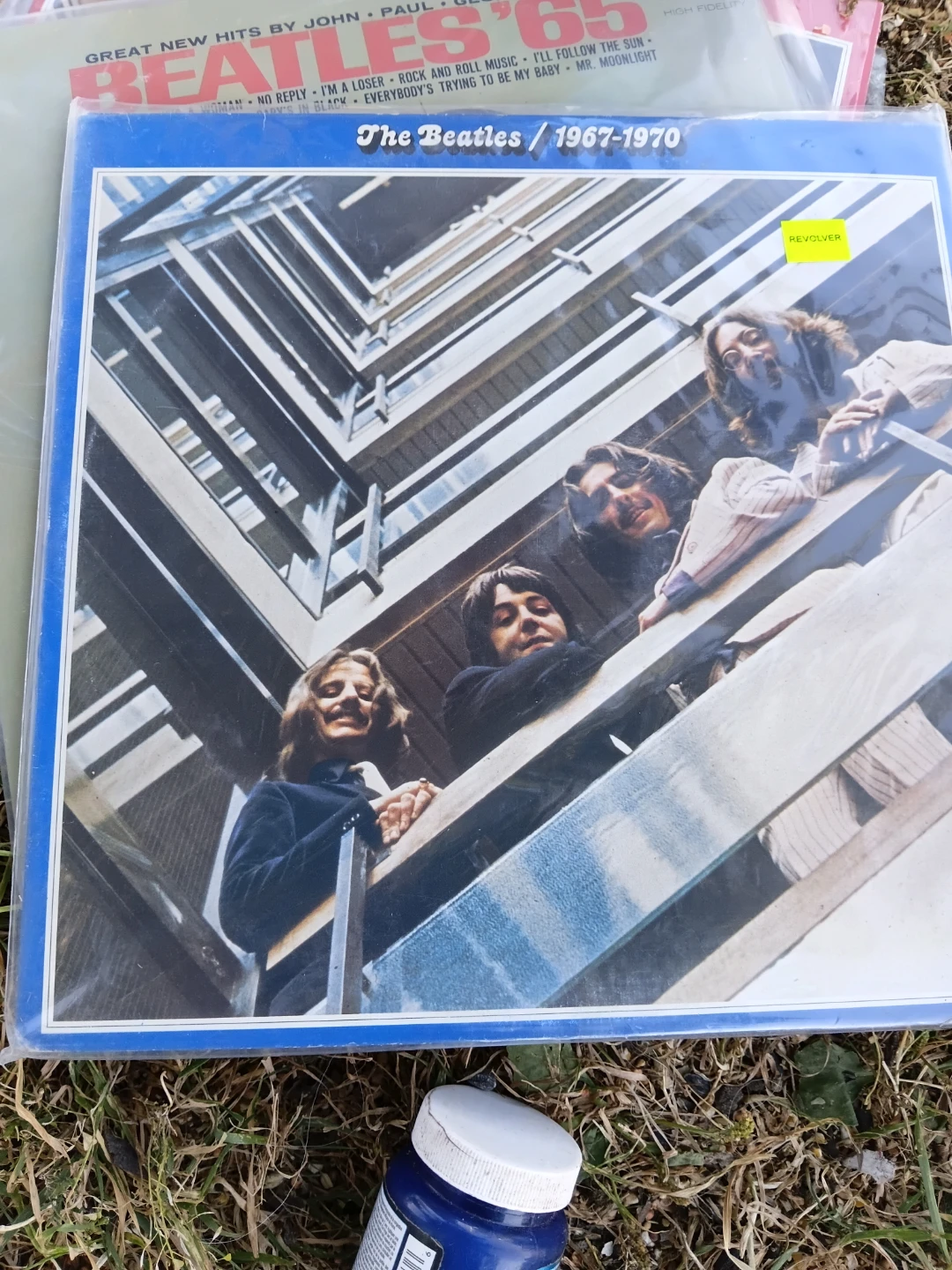 Collection of 8 Vintage The Beatles Vinyl Records - photo 4