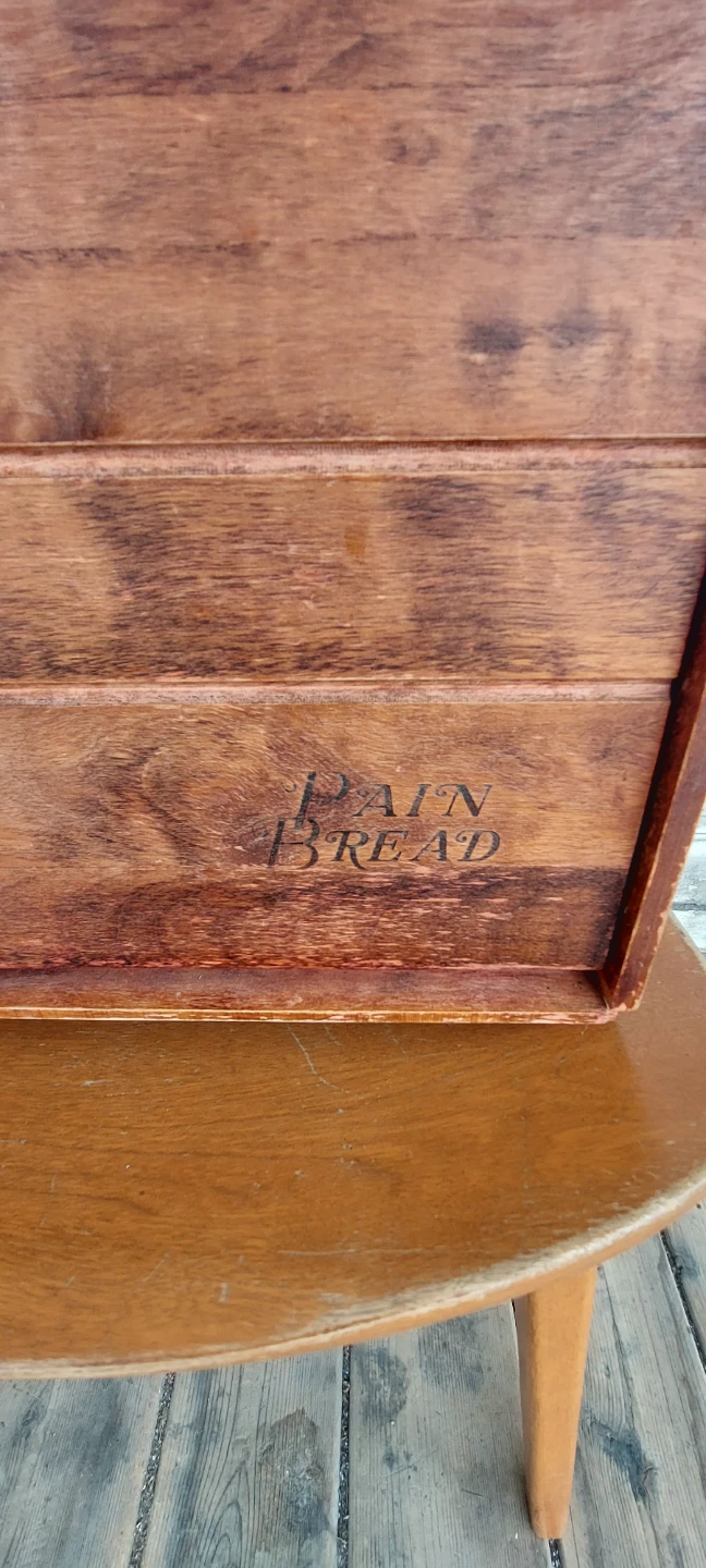Vintage Wooden Bread Box - photo 3
