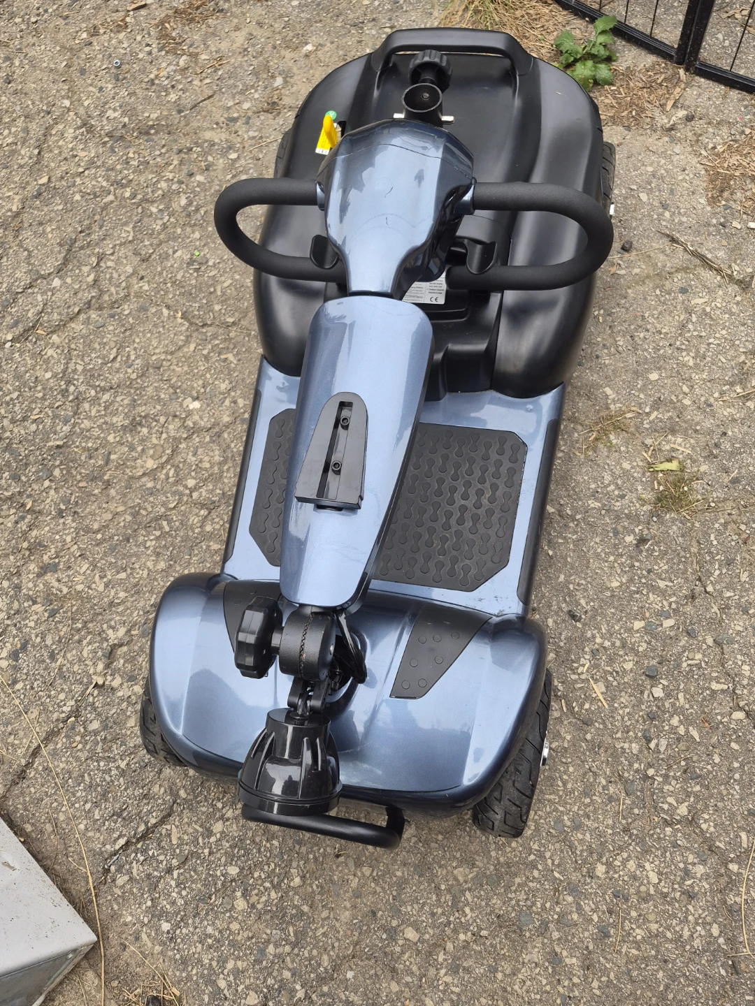 Blue Mobility Scooter with Rear Basket - photo 5