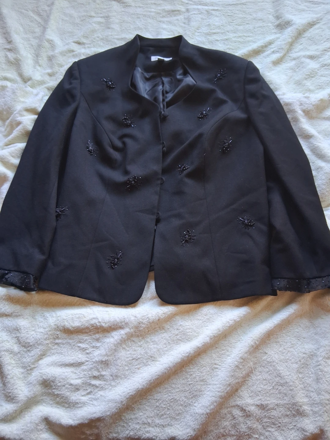 Emily Black Embellished Jacket