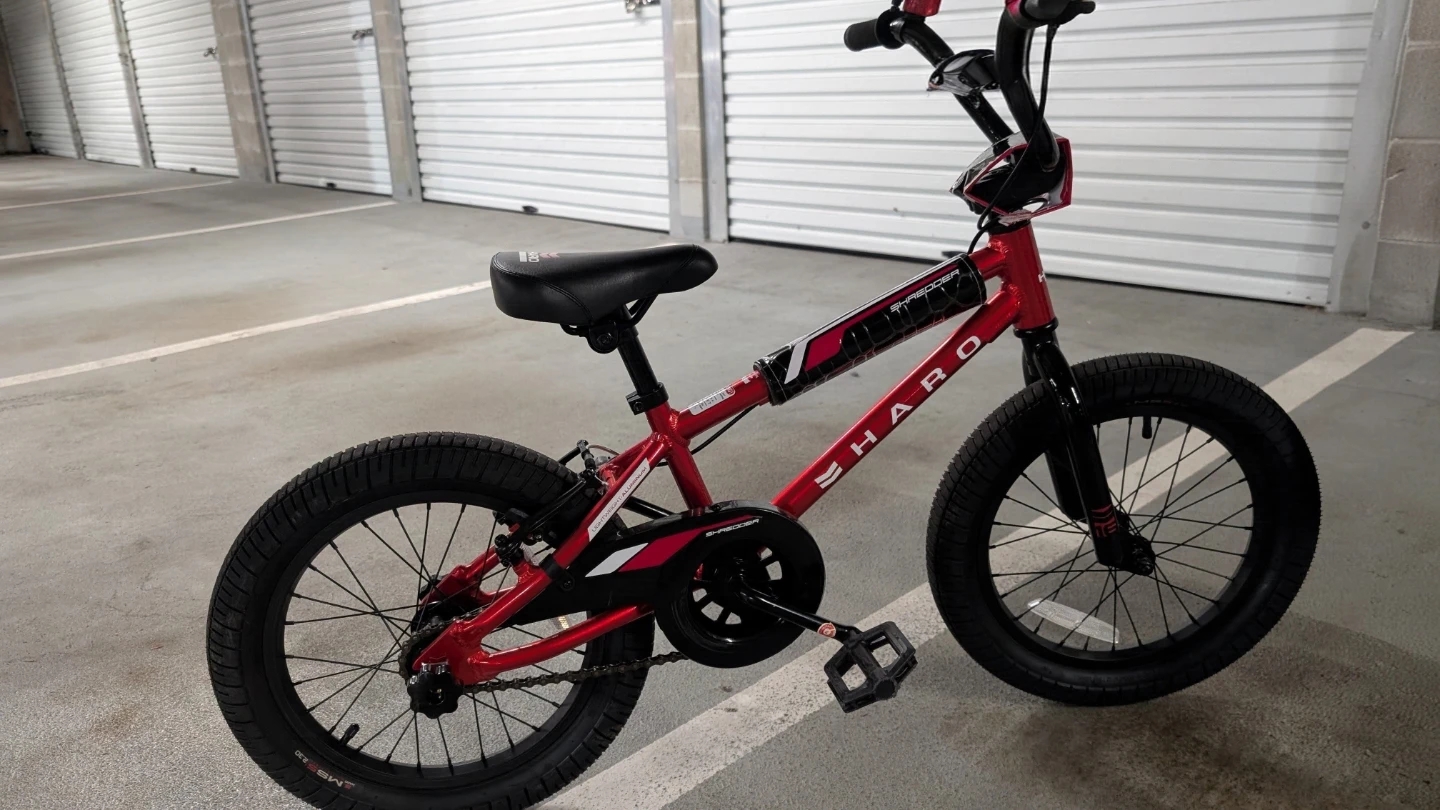 Haro Shredder 16" Kids Bike (Gloss Metallic Red)