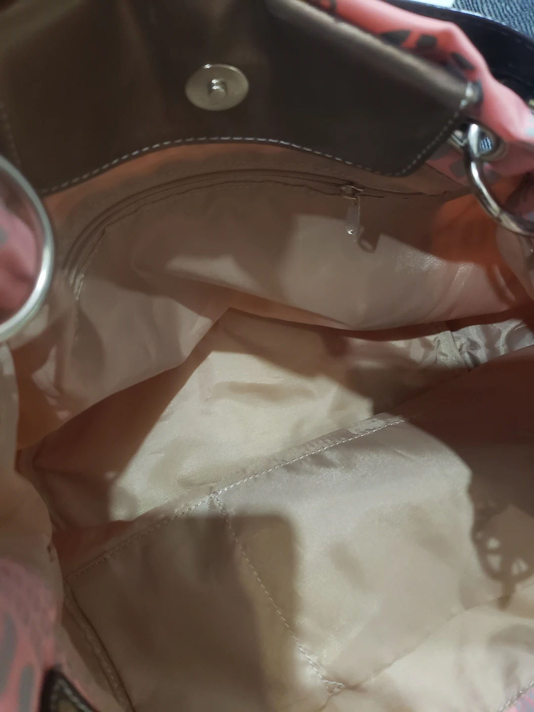 Mono Comme Ça Pink Tote Bag with Matching Pouch - photo 3