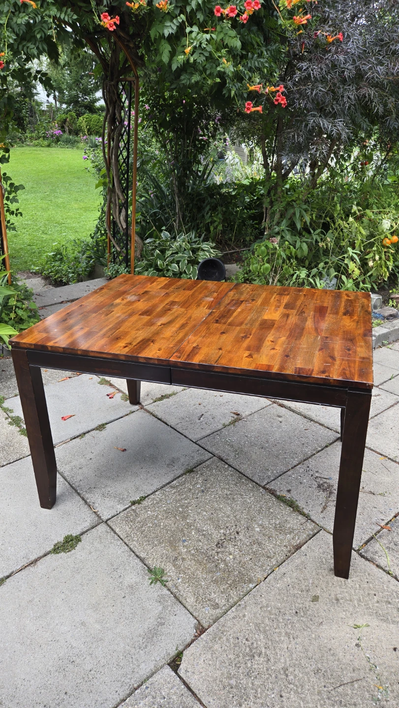 Extendable Wooden Dining Table - photo 2
