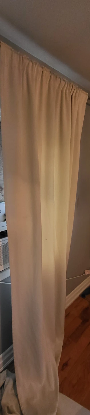 Beige Curtain Panel