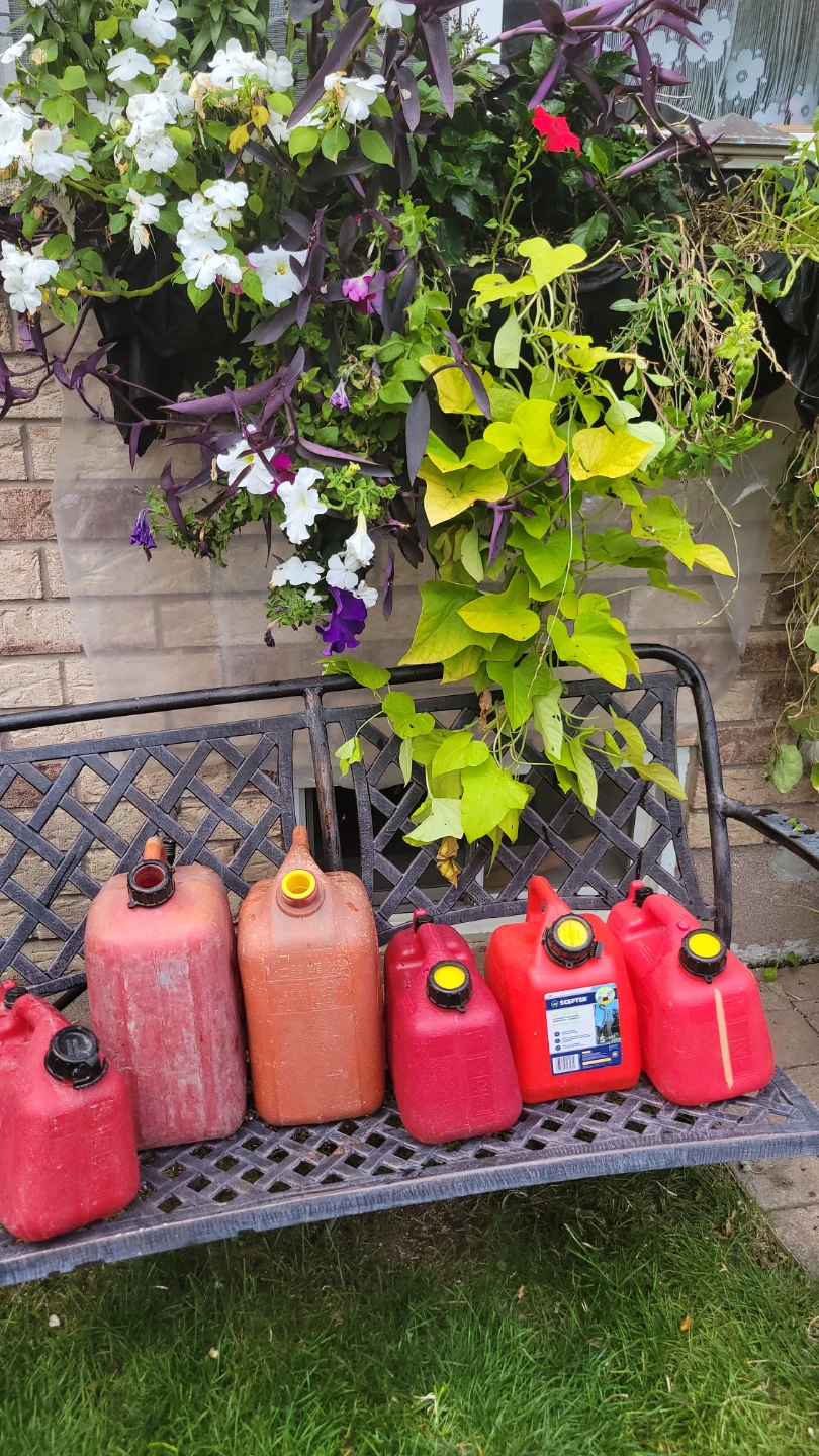 Assorted Gasoline Jerry Cans-$5 each