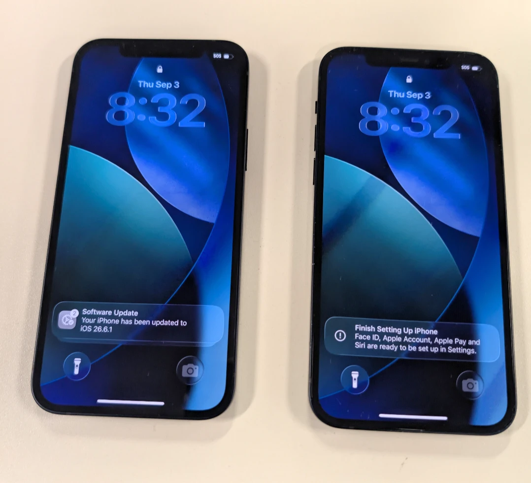 2 Black iPhone 12s for sale