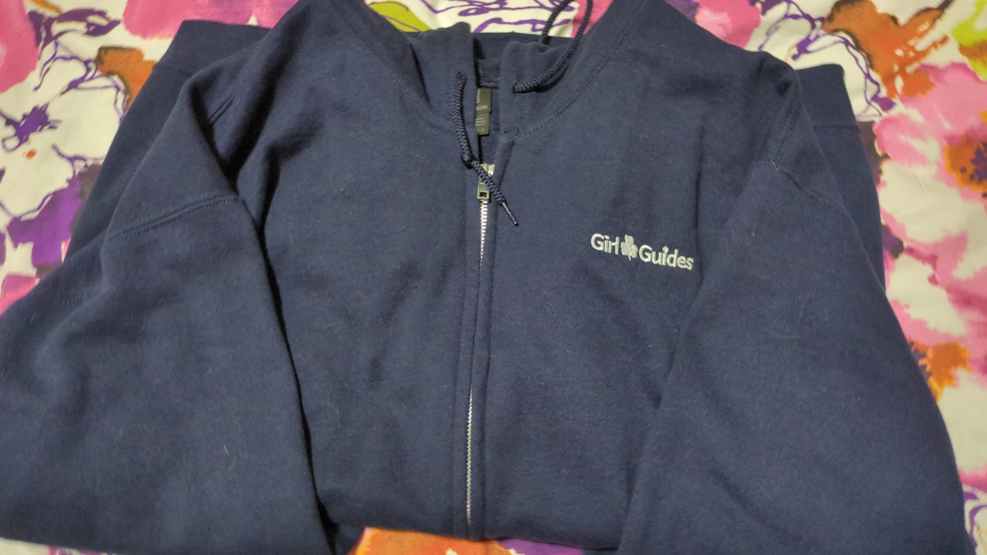 Girl Guides Navy Zip-Up Hoodie