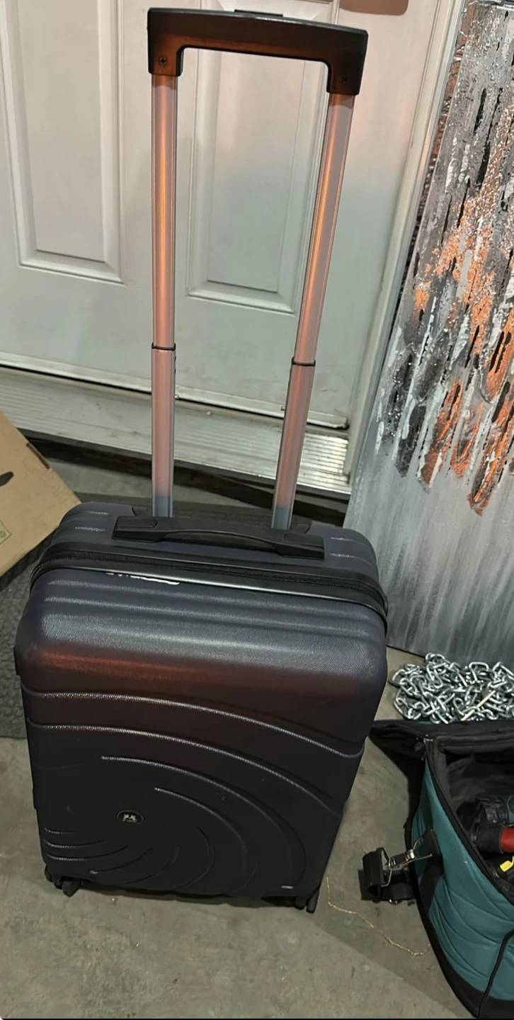 Dark Grey Hardshell Carry-On Luggage