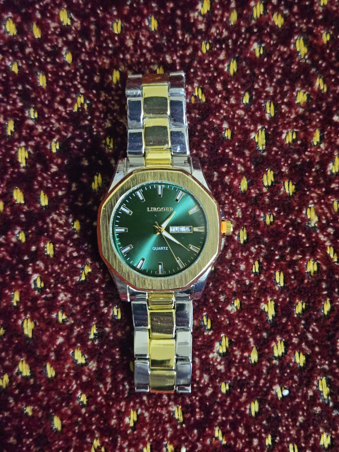 Two-Tone Quartz Watch