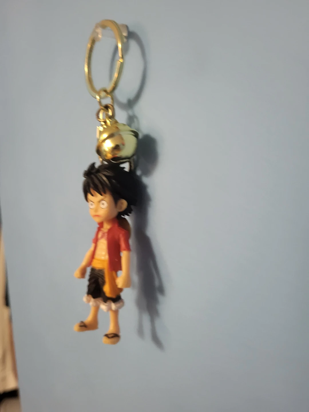 One Piece Luffy Keychain with Bell - photo 3