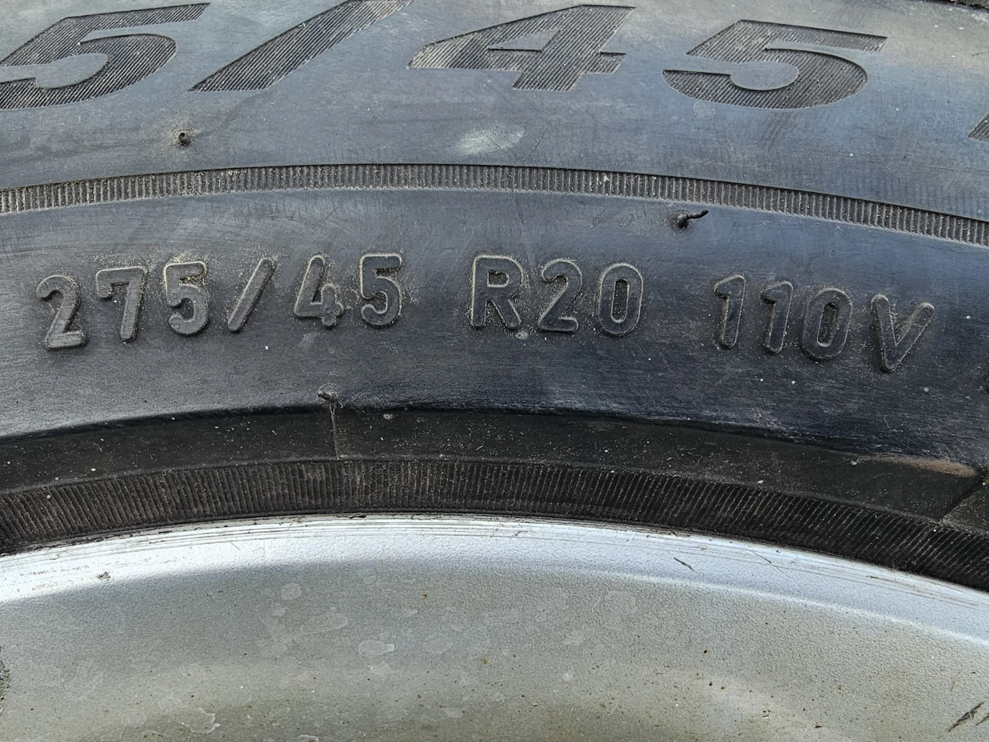 MERCEDES BENZ GL-CLASS O.E.M RIMS AND WINTER TIRES 275/45, R20 - photo 5