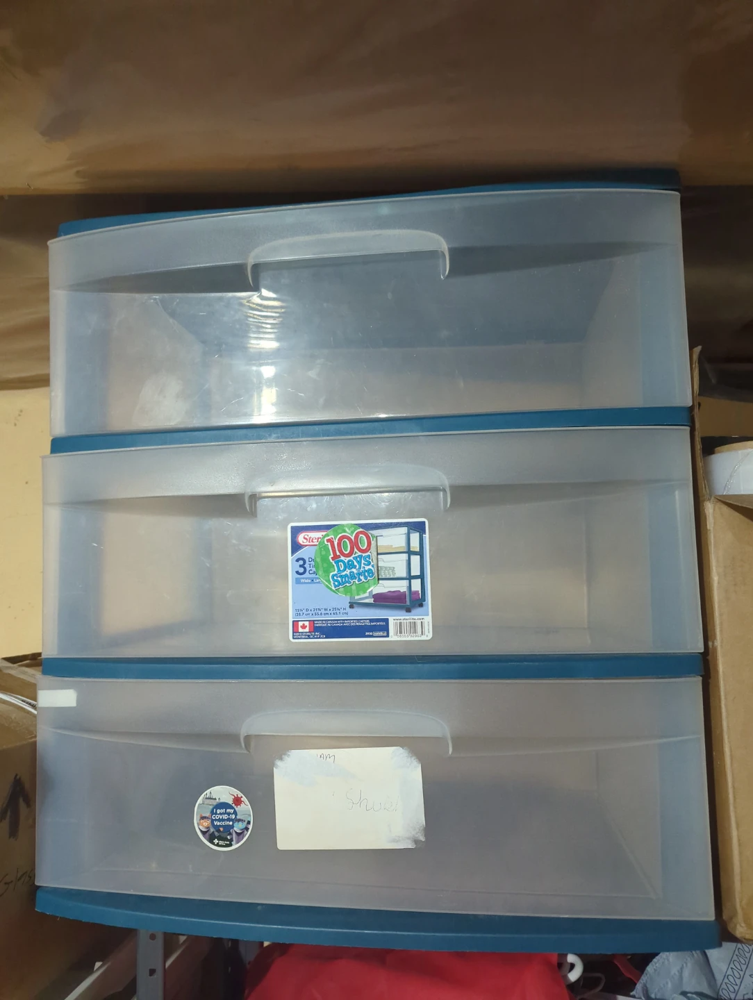 Sterilite 3 Drawer Cart