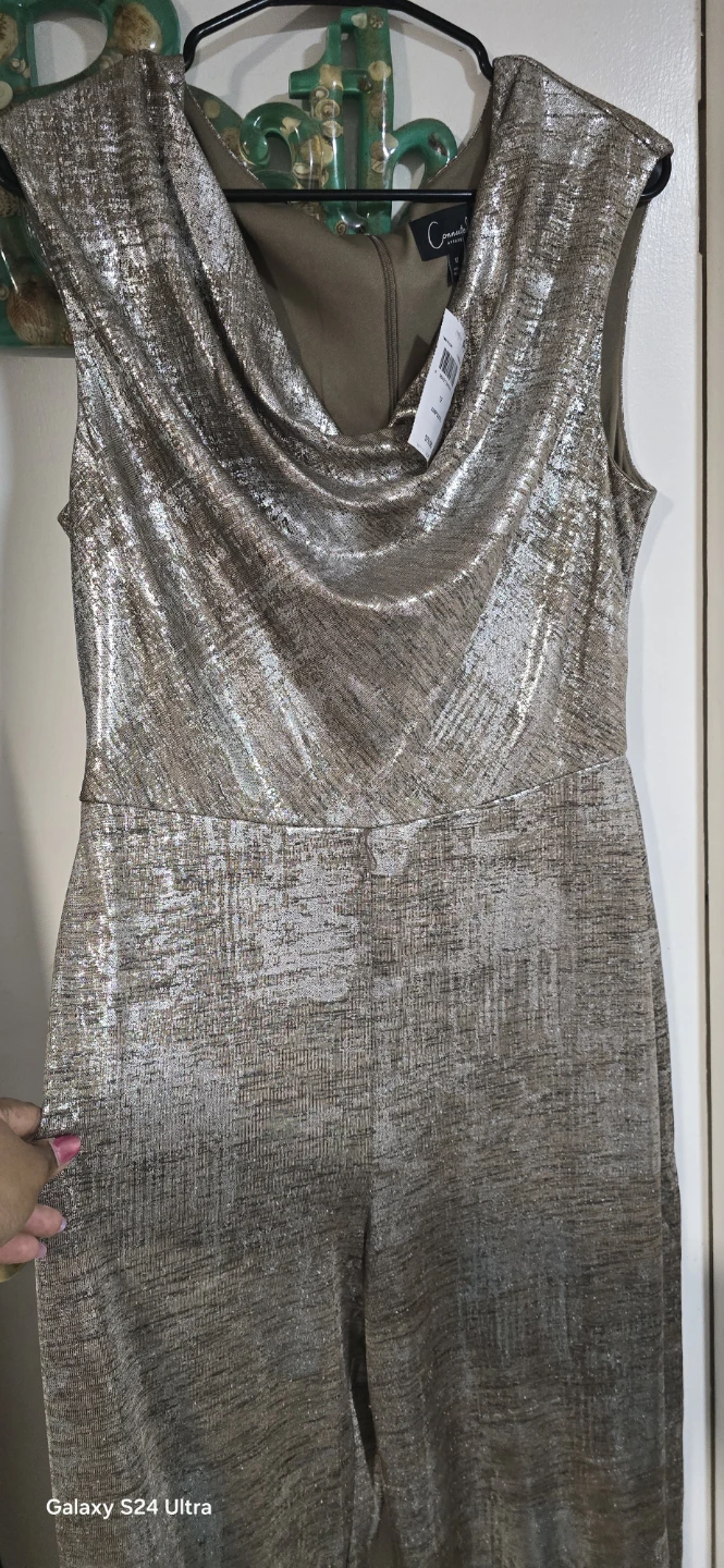 Connected Apparel Sleeveless Jumpsuit Size 12 - photo 3