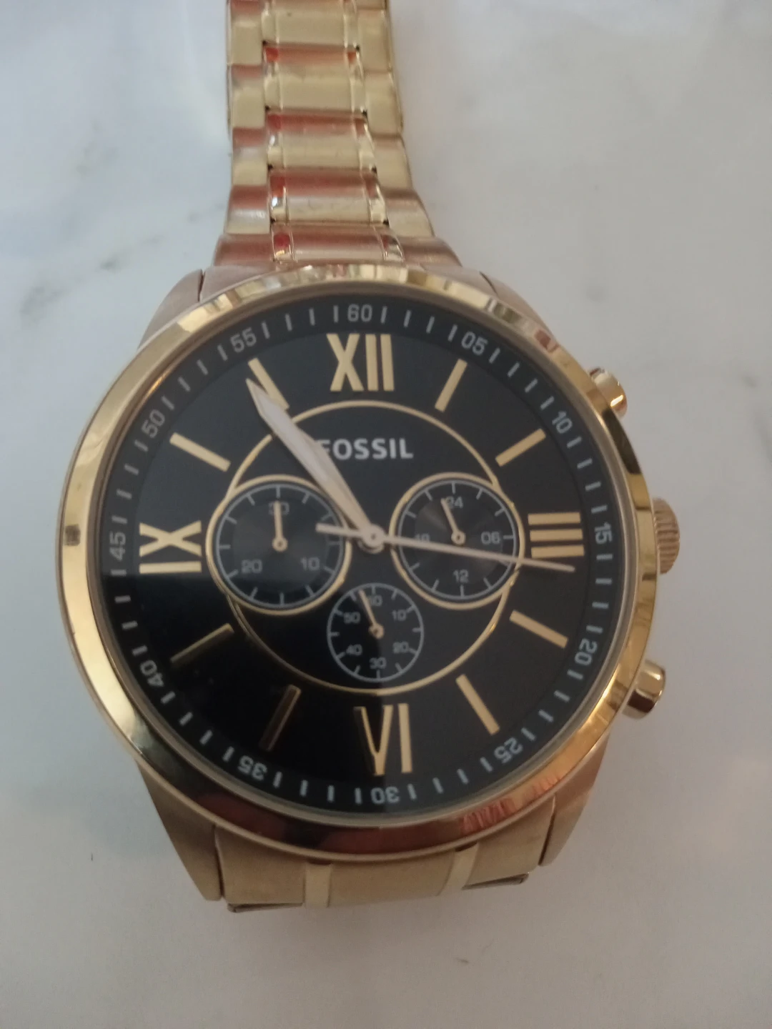 Fossil BQ1776 Gold-Tone Chronograph Watch - photo 5