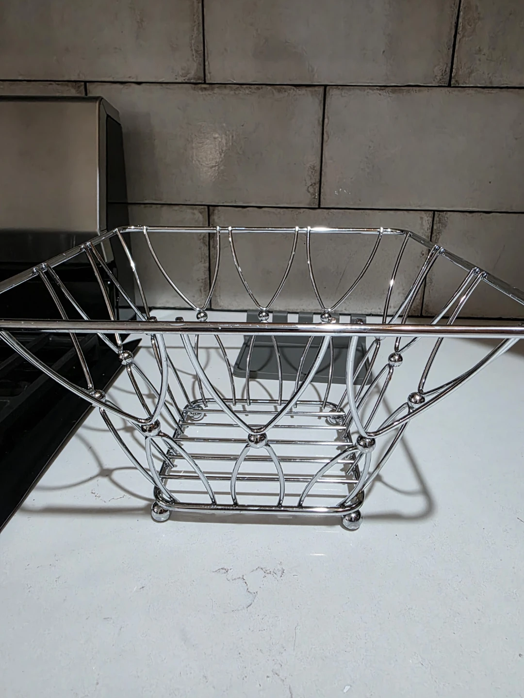Chrome Wire Fruit Basket / Bread basket