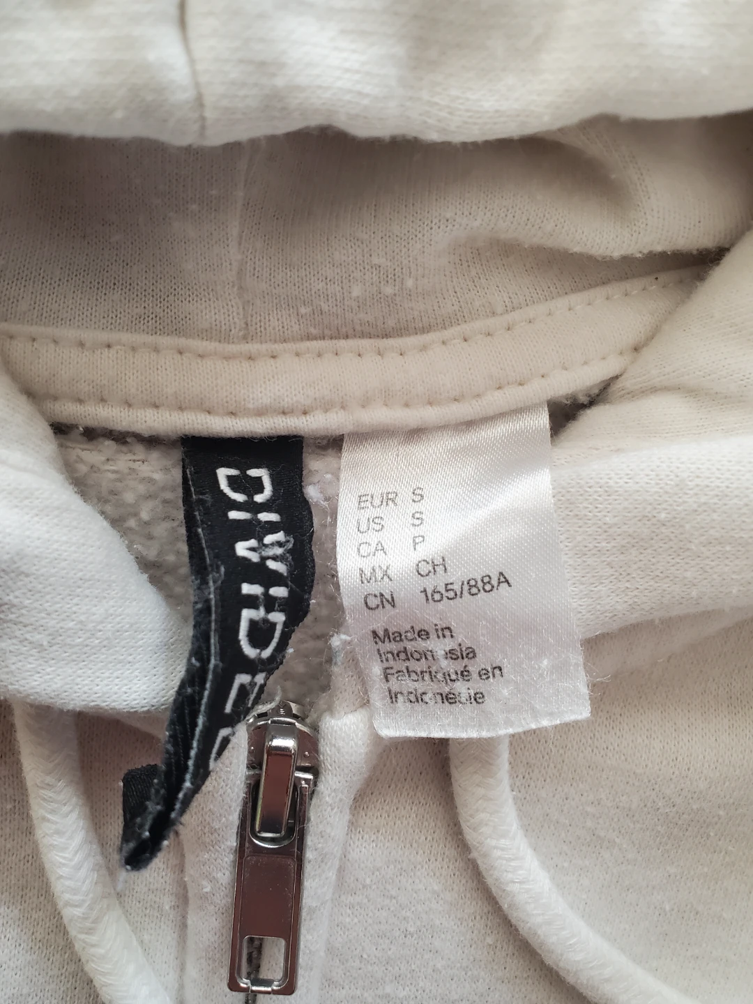 H&M Divided Beige Zip-Up Hoodie - photo 3