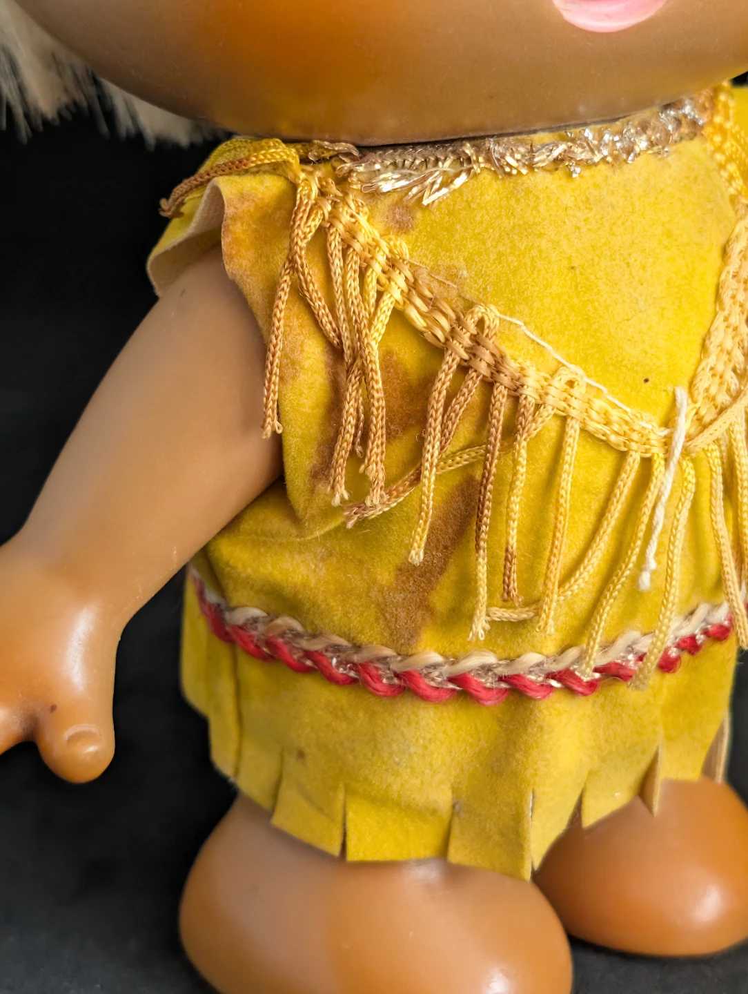 Vintage Japanese Vinyl Doll with Yellow Outfit - photo 4