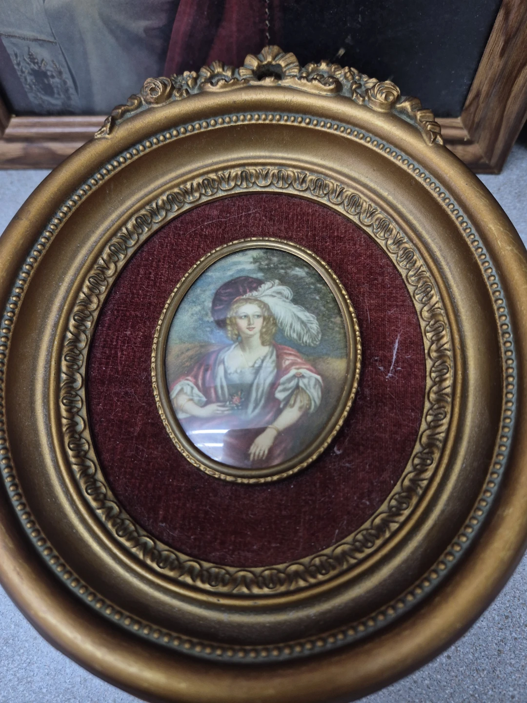 Vintage Oval Portrait Wall Art - photo 2
