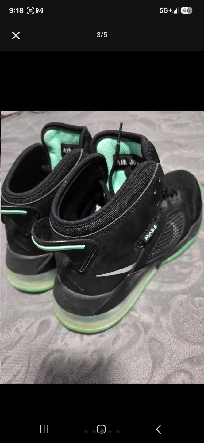 Nike Jordan Mars 270 Black and Green - photo 2