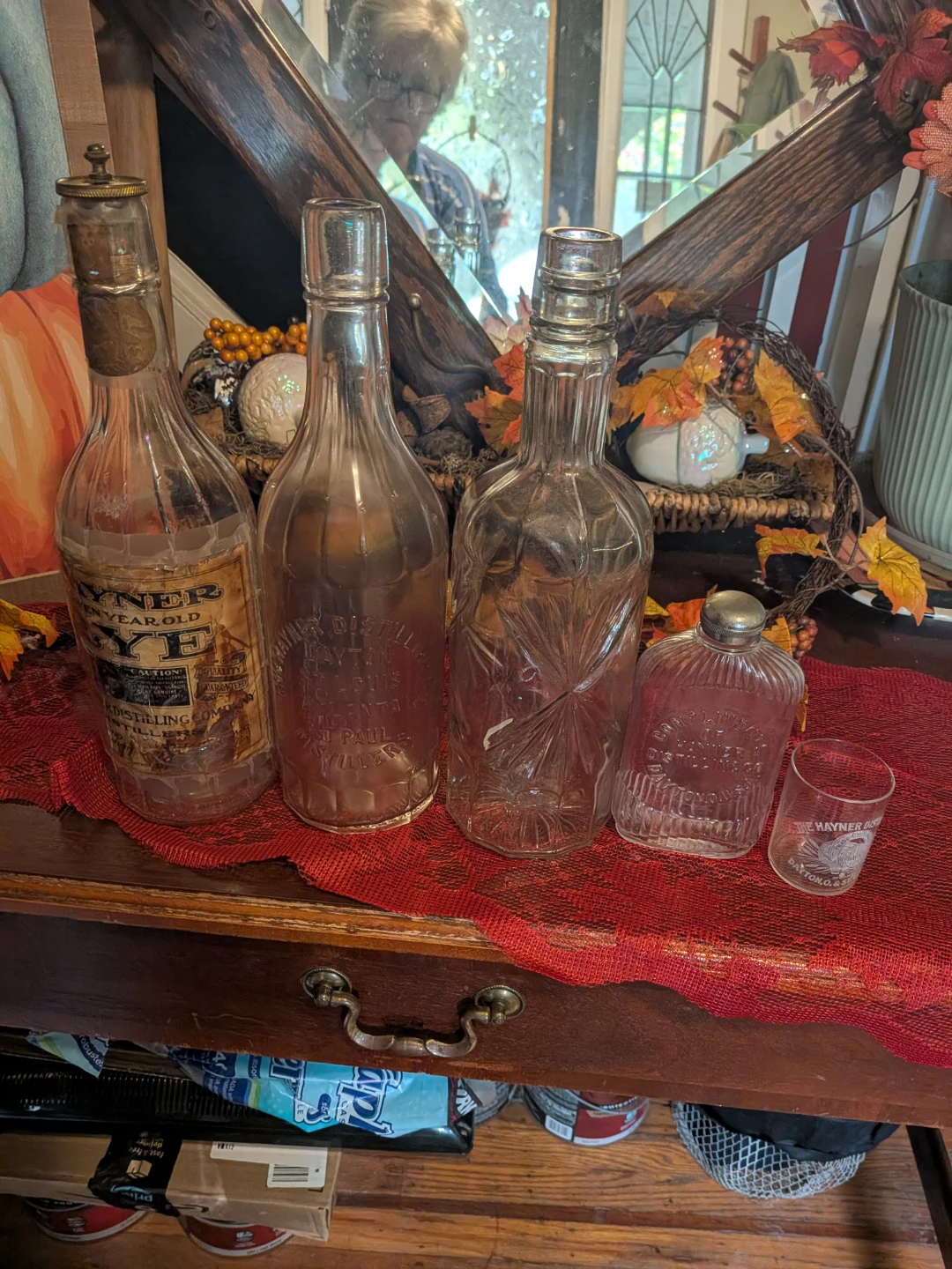 Collection of Vintage Hayner Distilling Co. Bottles