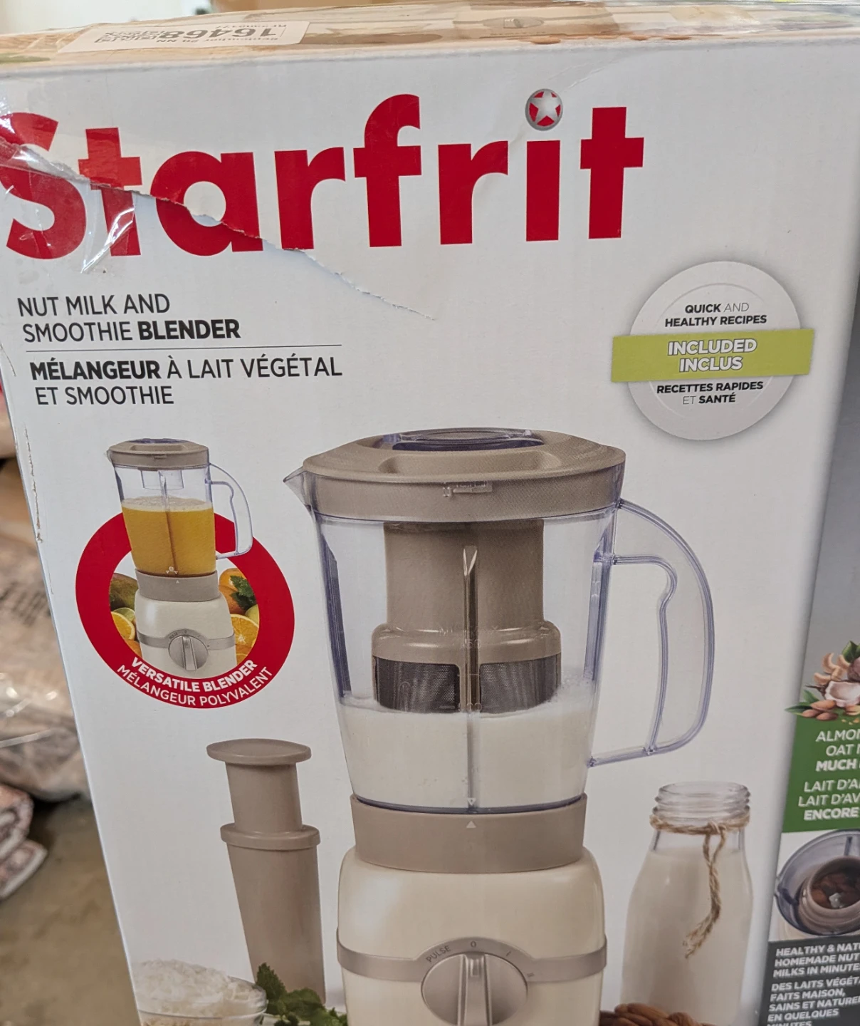 Starfrit Nut Milk and Smoothie Blender