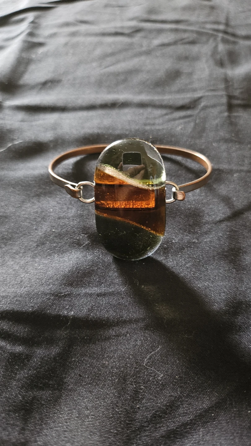 Glass Statement Bracelet