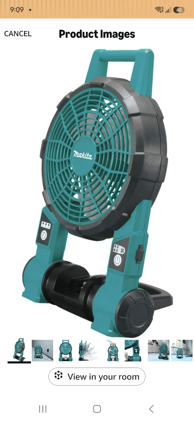Makita DCF201Z 18V LXT Job Site Fan - photo 3