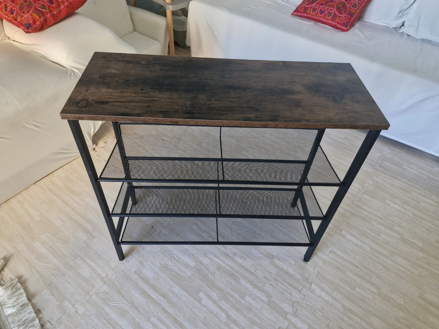 Industrial Style 3-Tier Storage Rack - photo 3