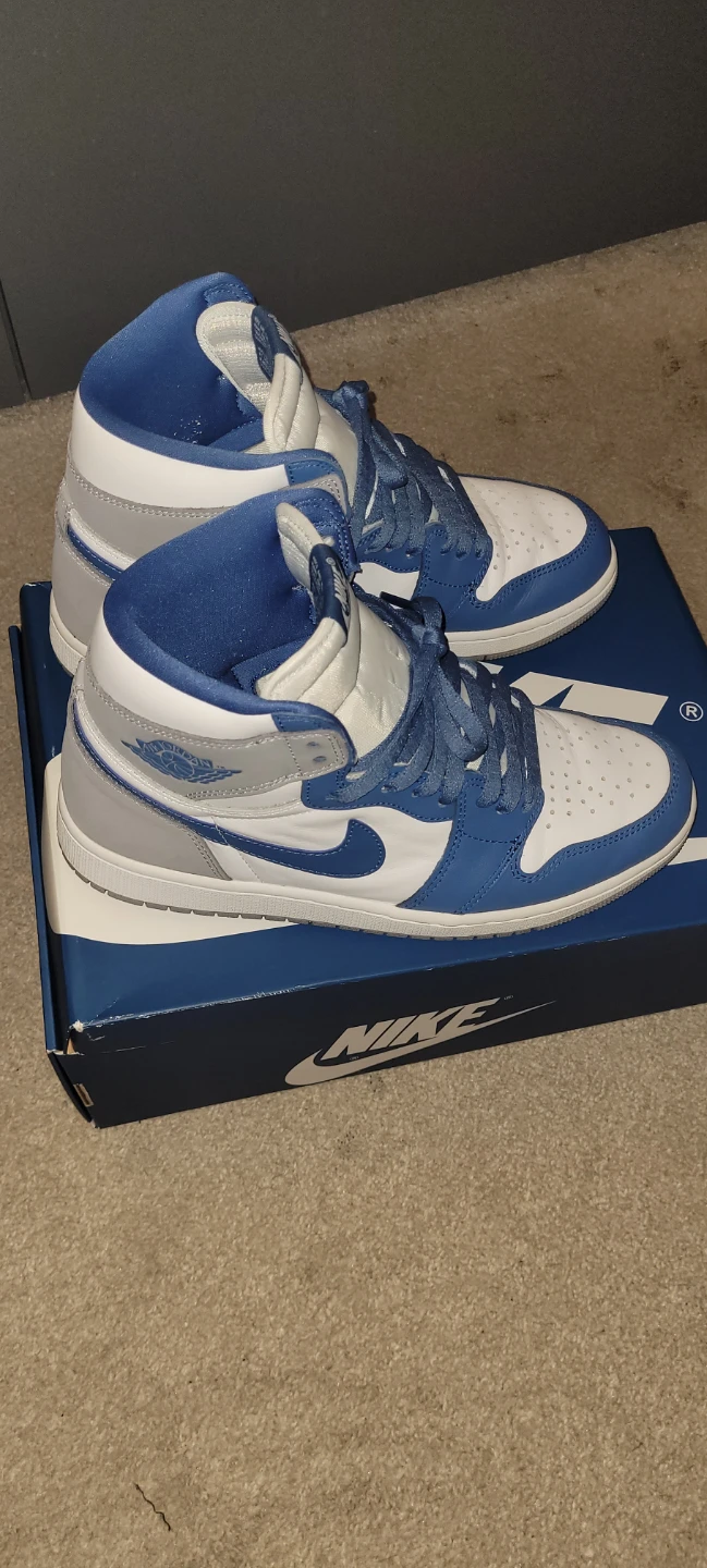 Nike Air Jordan 1 High Blue Grey US 9 - photo 2