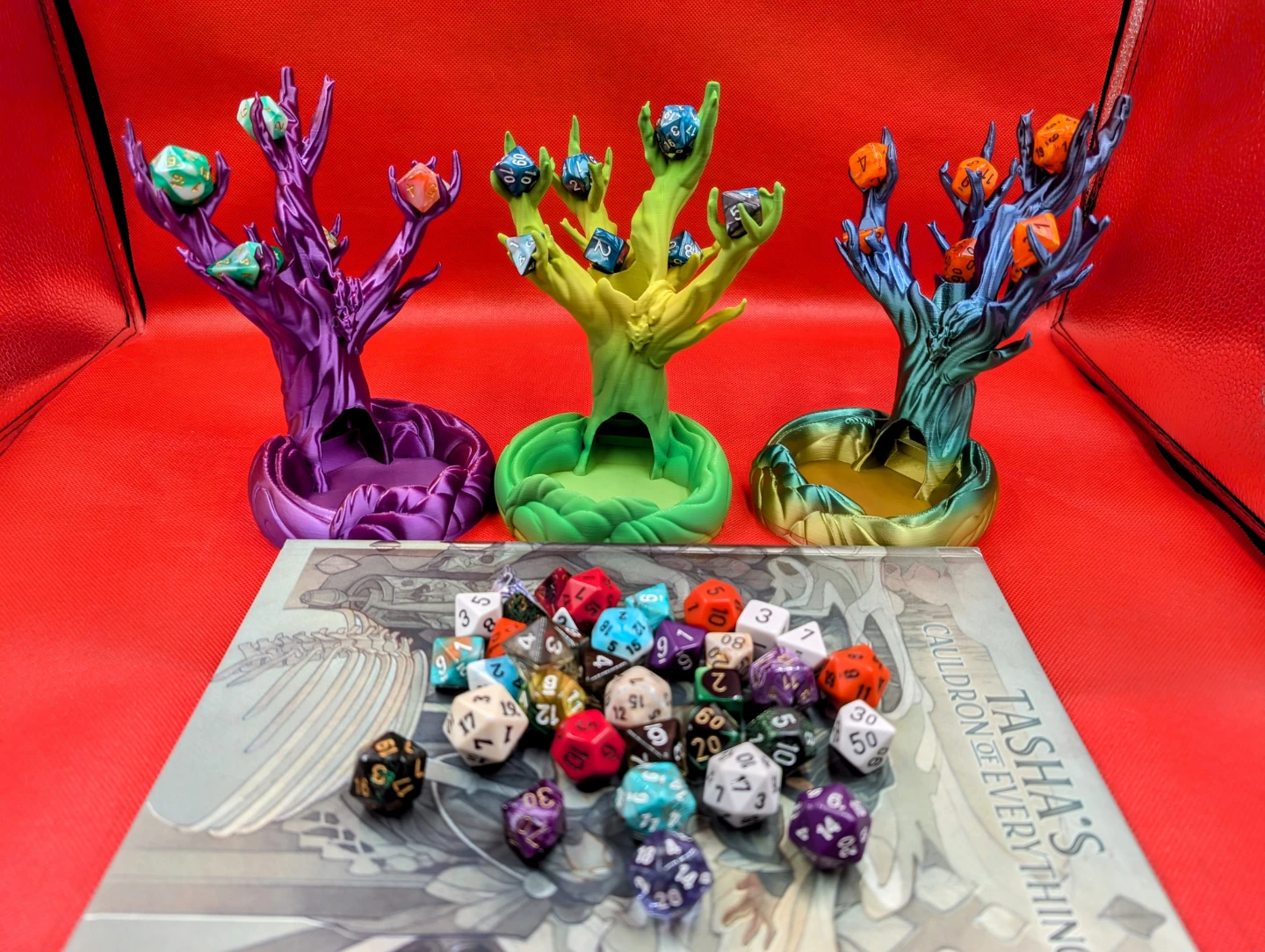 3D Printed Tree Dice Tower with Rolling Tray - photo 2