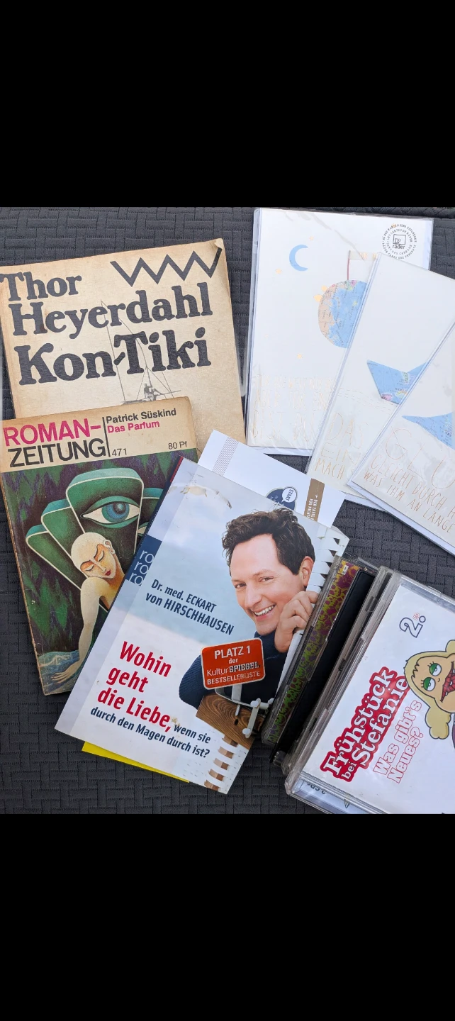 Mixed German language Media Lot: Books, Greeting Cards, and CDs - photo 2