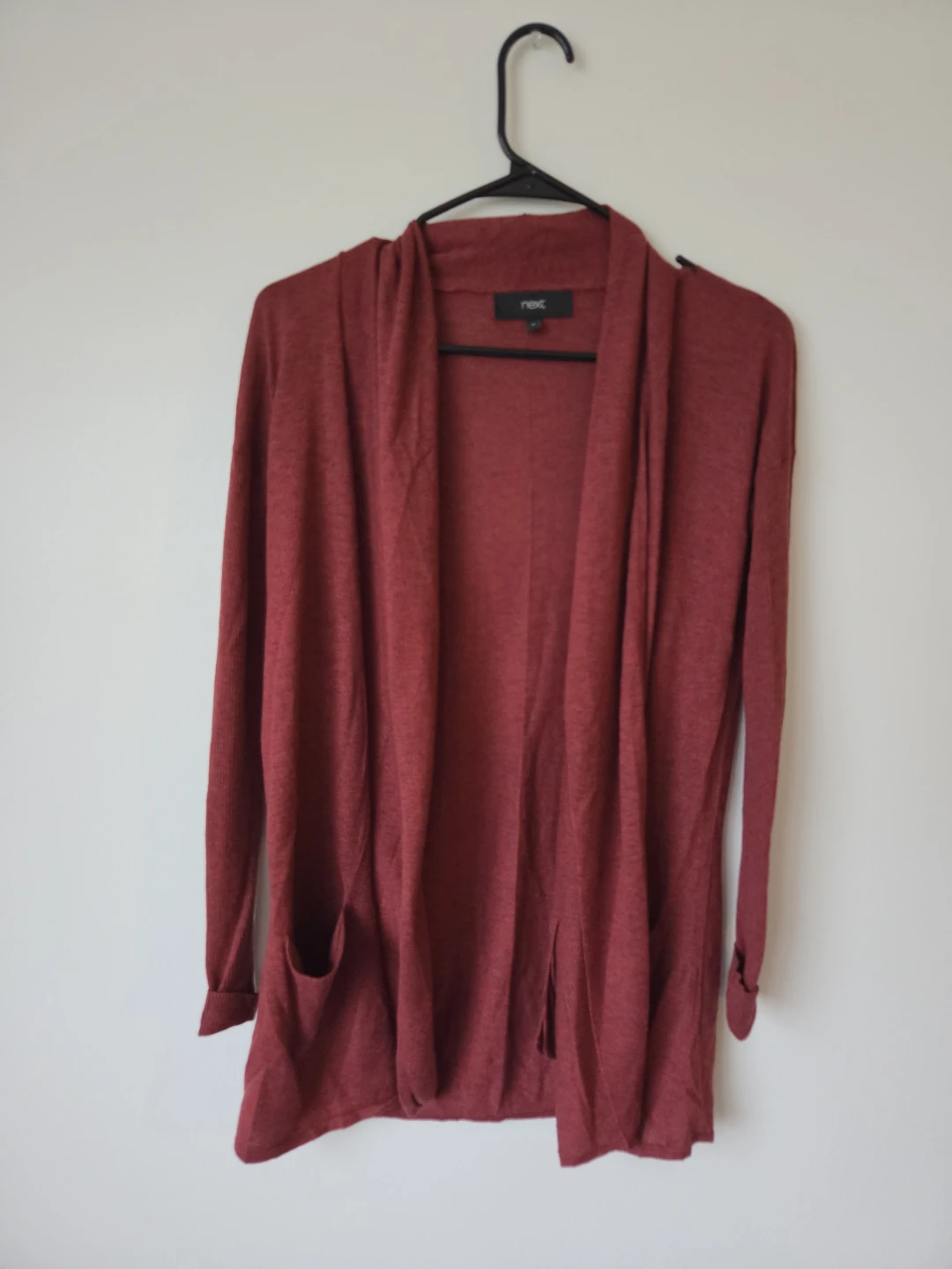 Red Open Cardigan 🏈