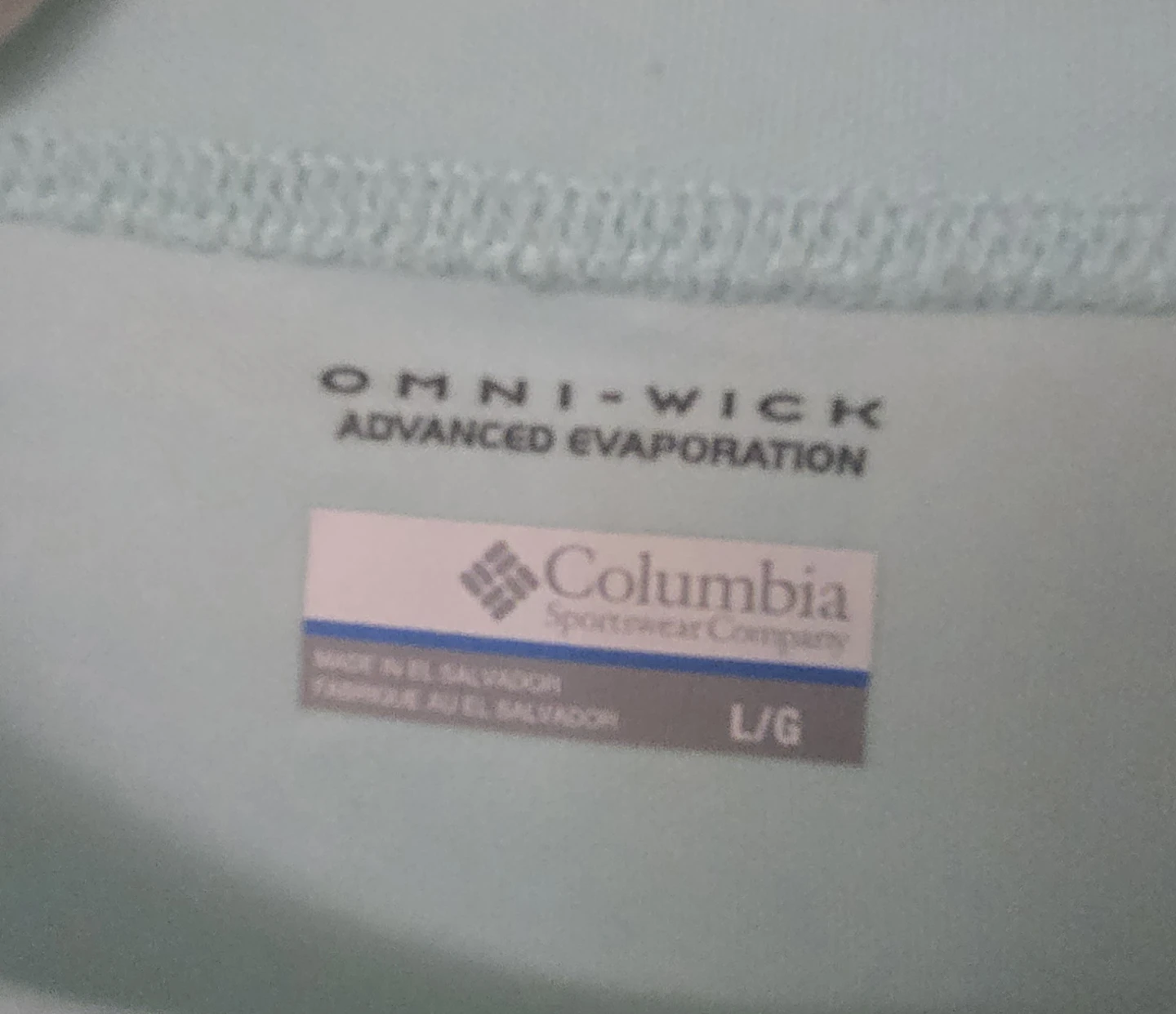 Large Men's Columbia Omni-Wick Long Sleeve Sun Shirt. - photo 3