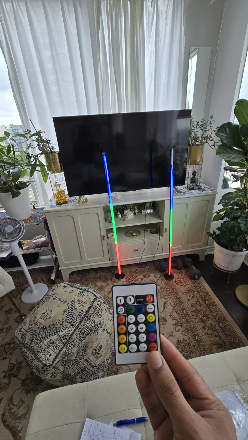 2 pack RGB Colour Changing LED Floor Lamps - photo 4