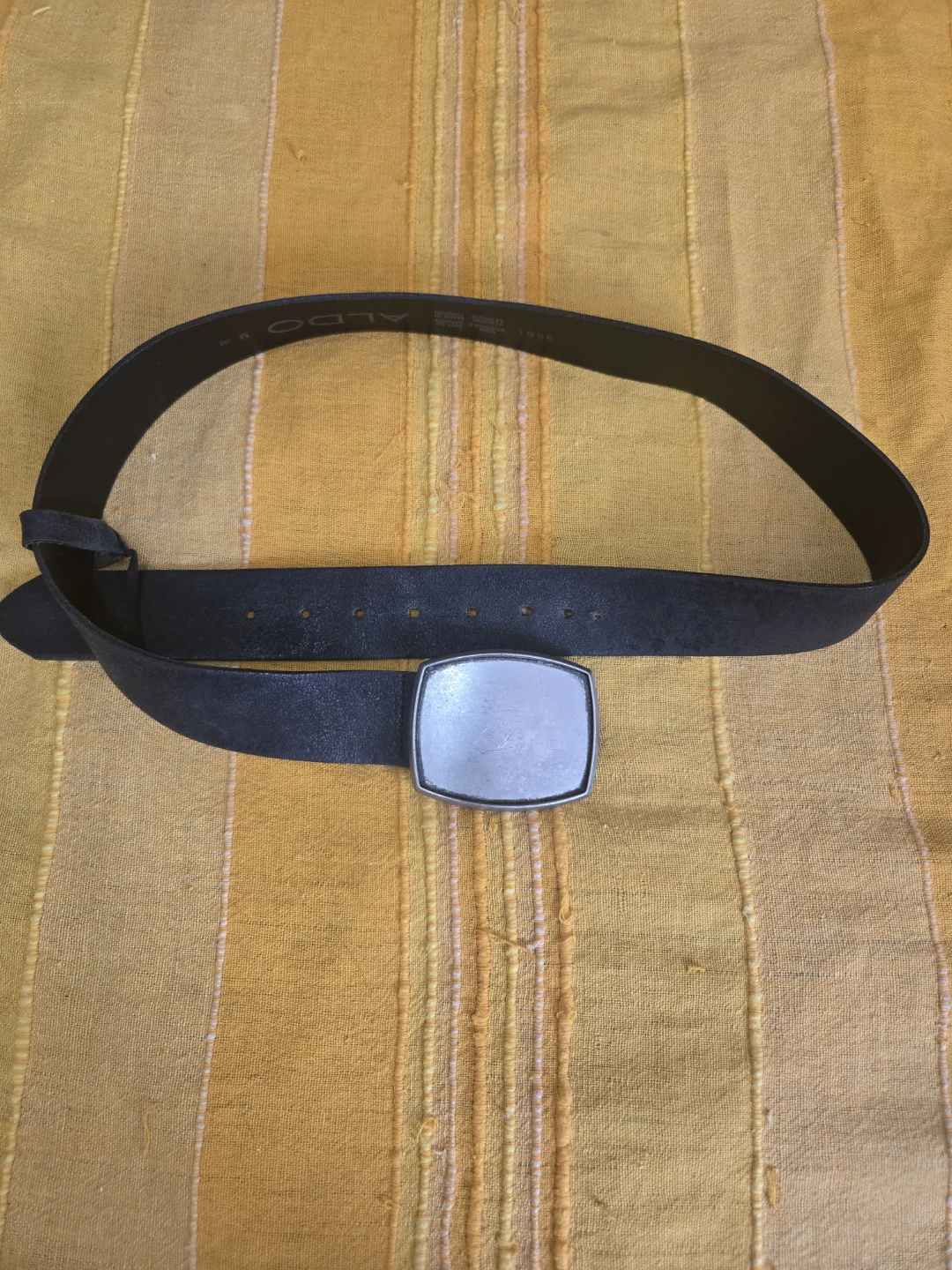 ALDO Leather Belt & Buckle