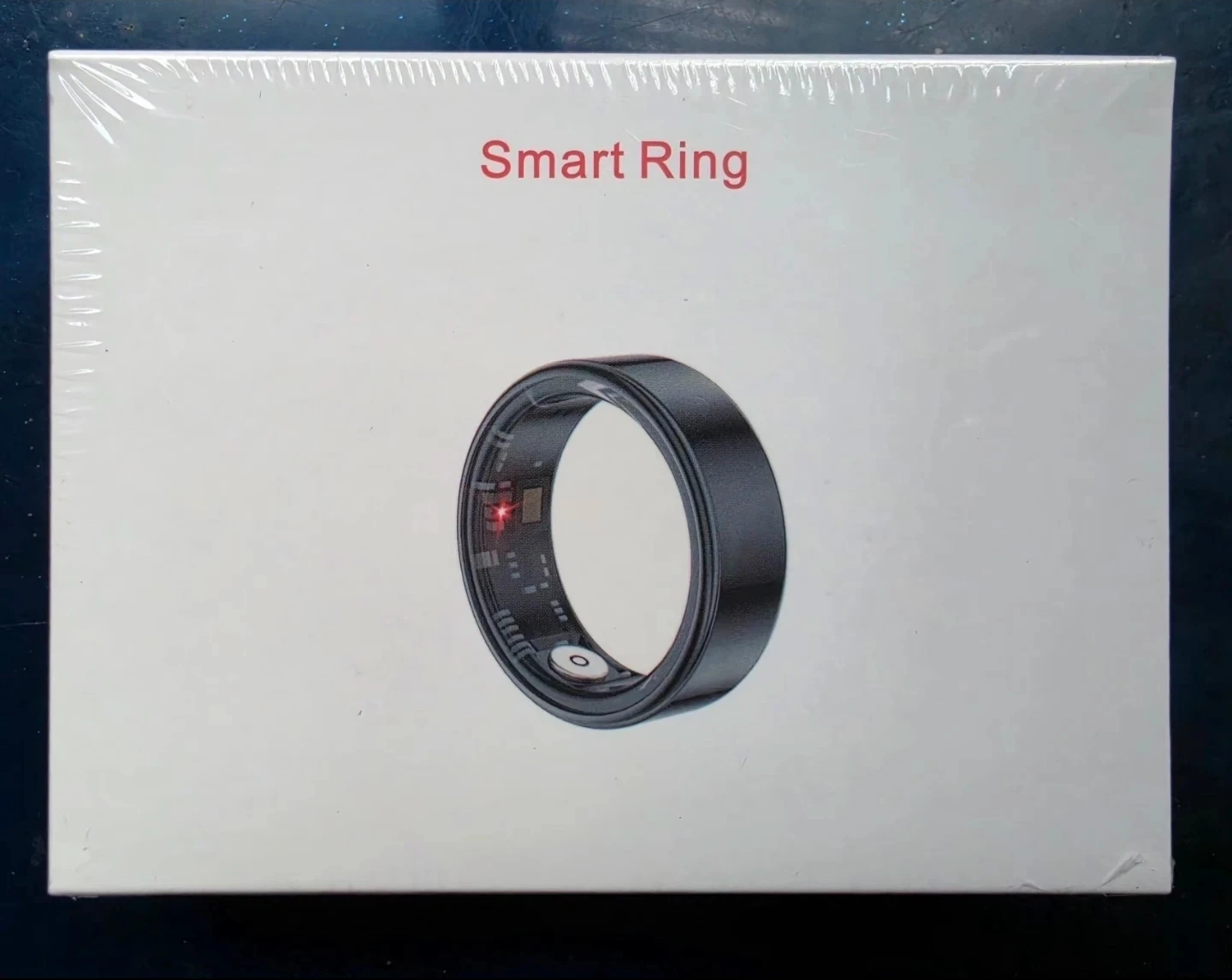 R09 Smart Ring Black Size 8 🏈