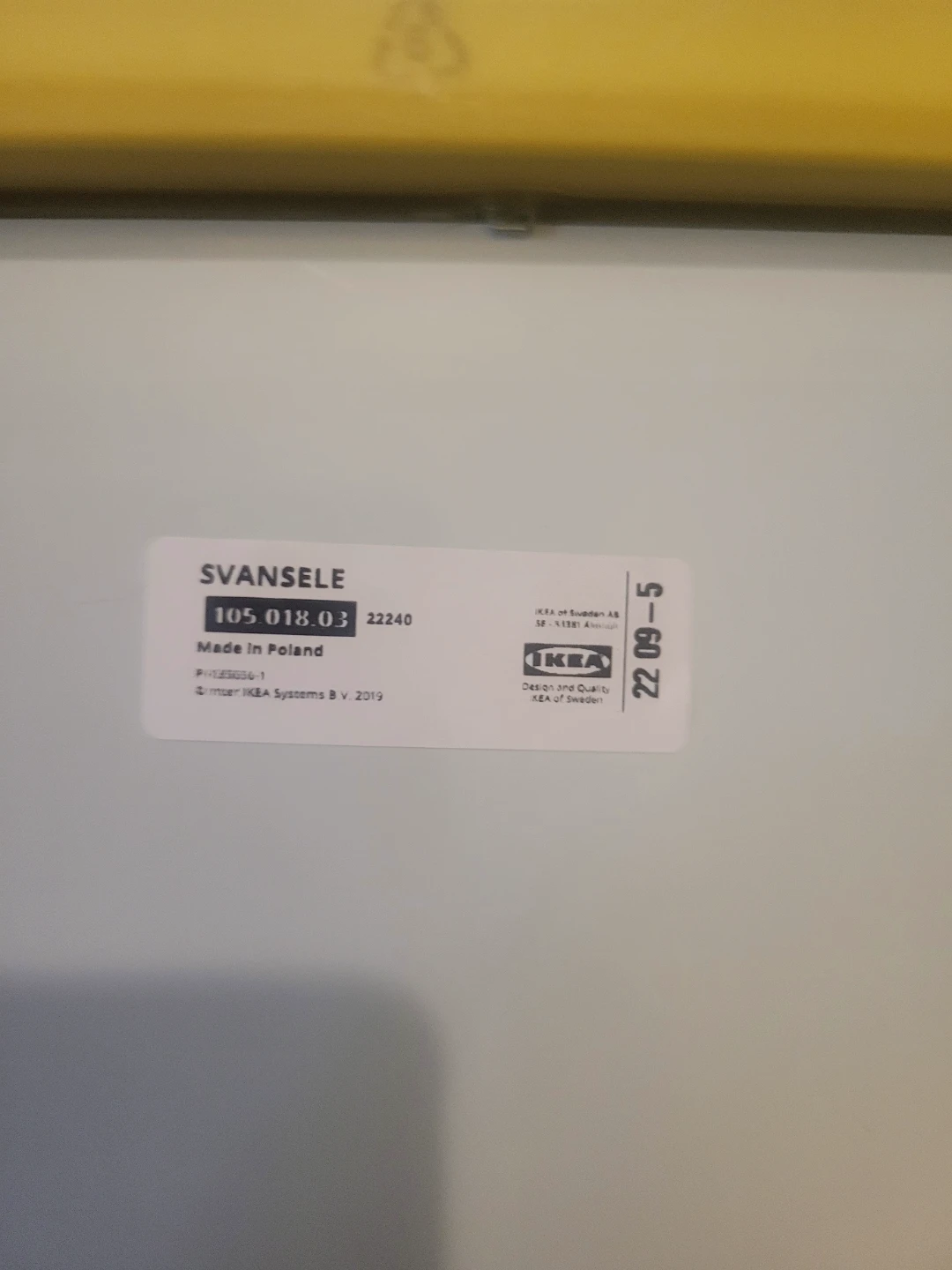 🏈 IKEA Svansele Gold Mirror - photo 3