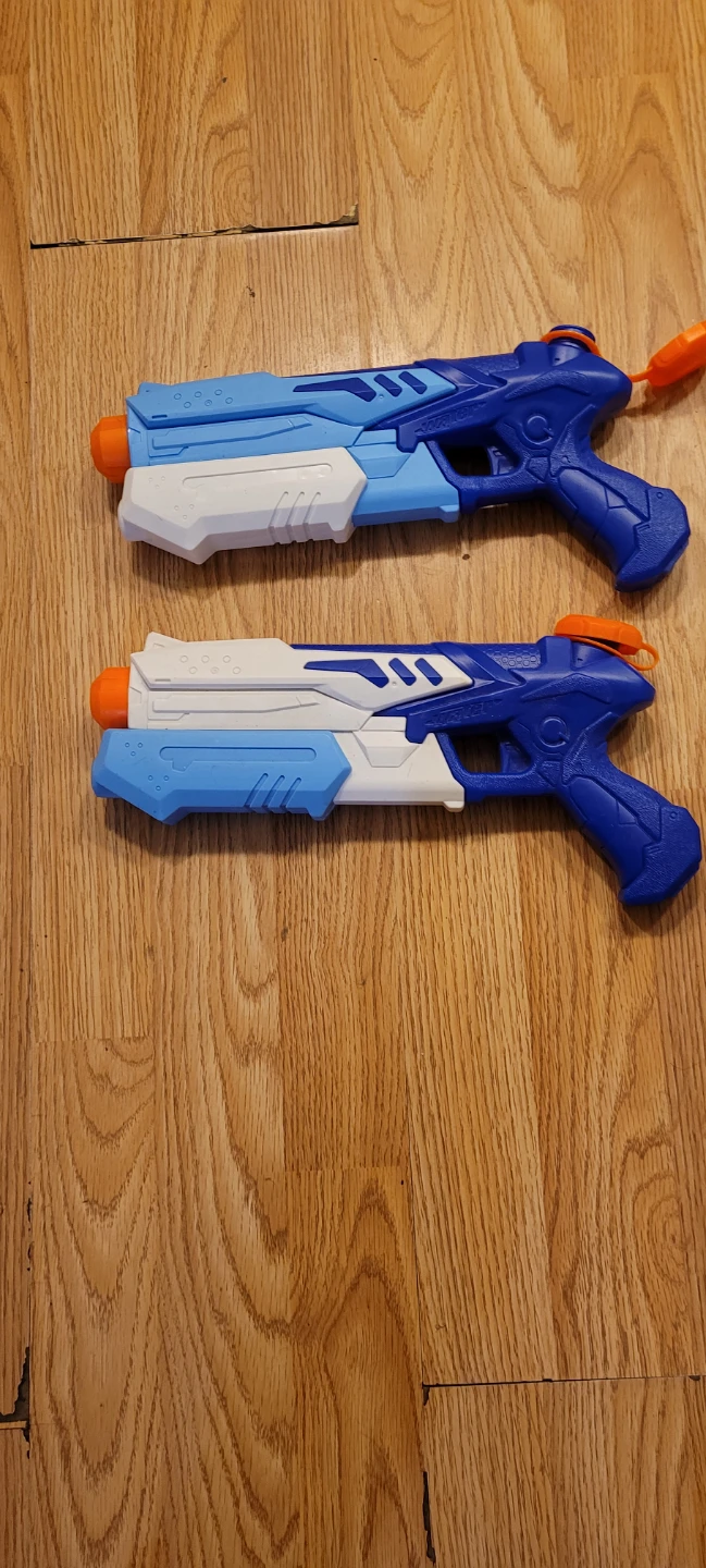 Two Nerf Super Soaker Water Blasters